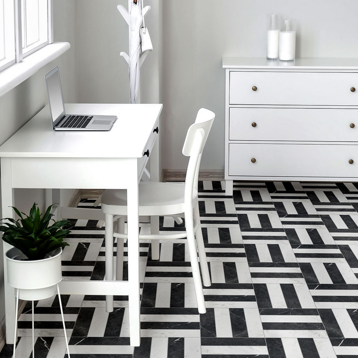 Small Format Classica Marmo Marble Effect Porcelain Wall and Floor Tile