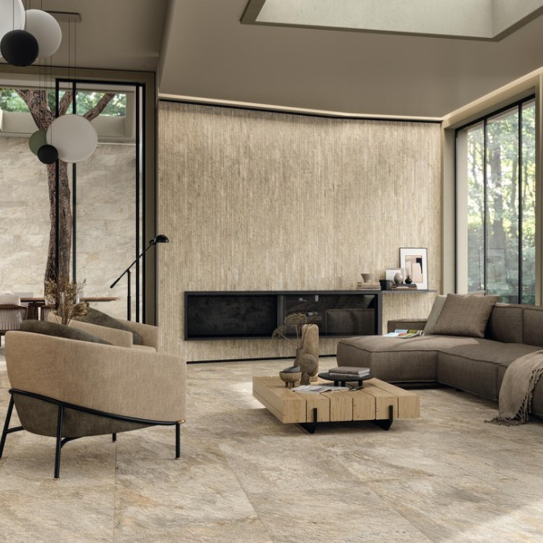Norde Stone Effect Outdoor Porcelain Wall and Floor Tile