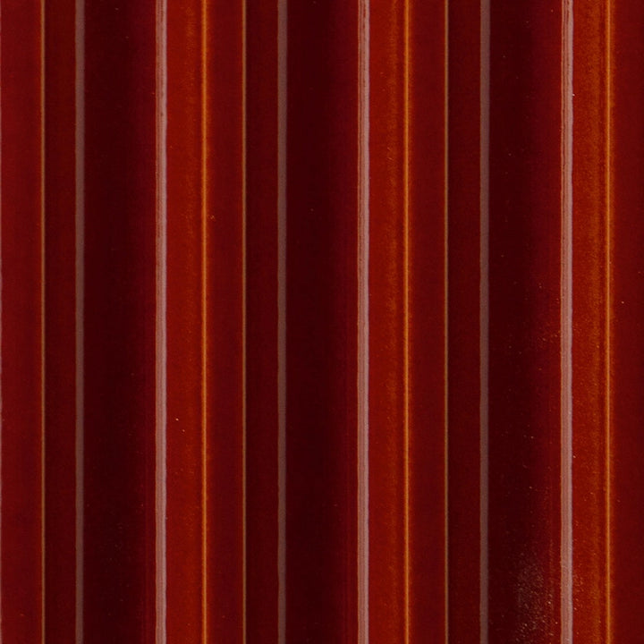 Plinth Aged Copper 3D ceramic wall tile close-up