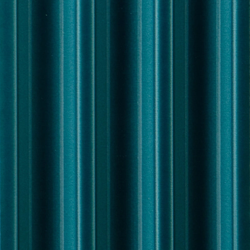 Plinth Deep Teal 3D ceramic wall tile close-up
