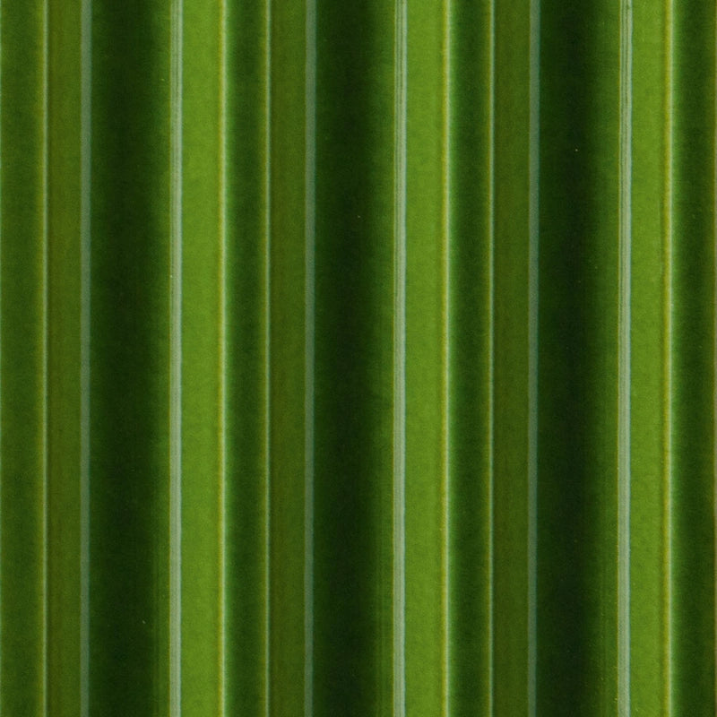 Plinth Muted Moss 3D ceramic wall tile close-up