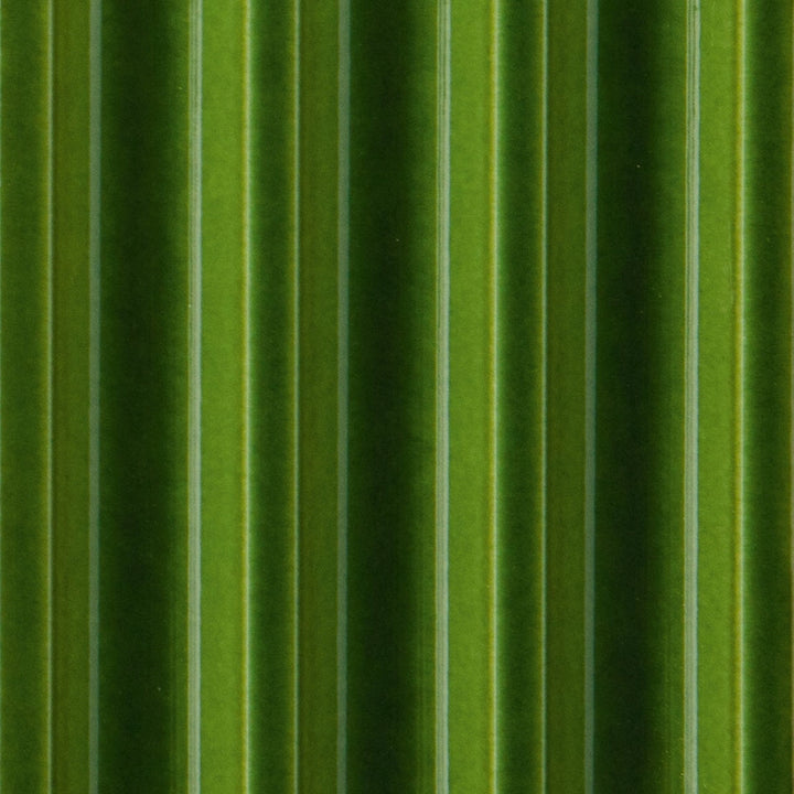 Plinth Muted Moss 3D ceramic wall tile close-up