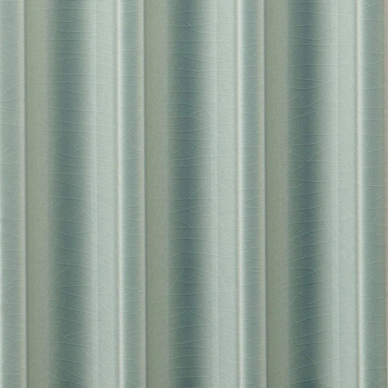 Plinth Stone Green 3D ceramic wall tile close-up