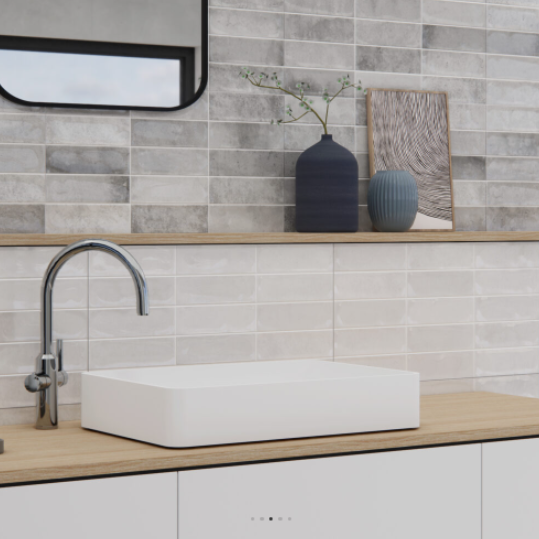 Porto Gloss Textured Metro Style Polished Ceramic Tile