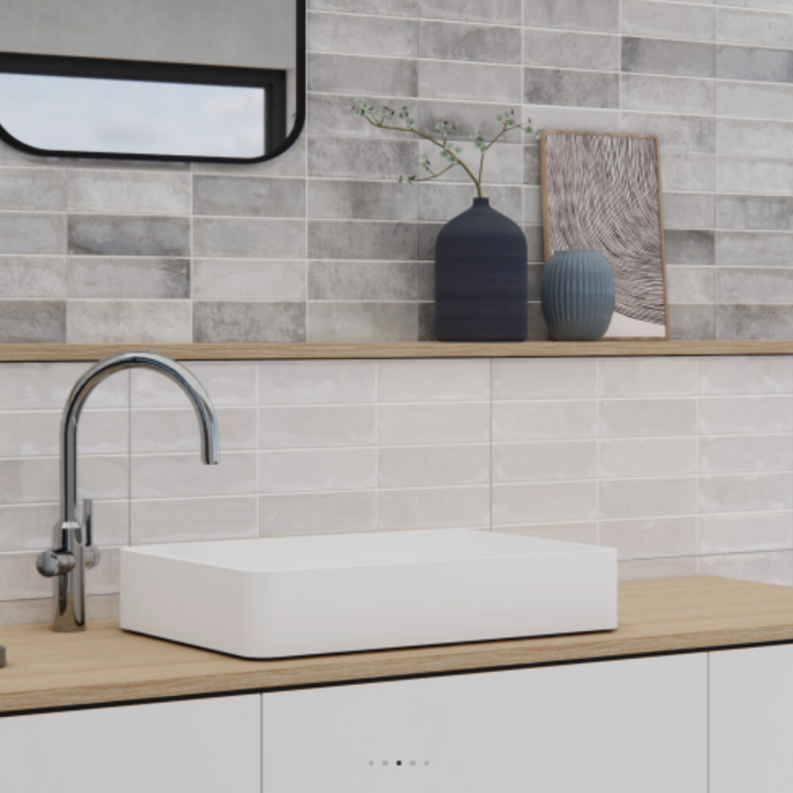 Porto Gloss Textured Metro Style Polished Ceramic Tile