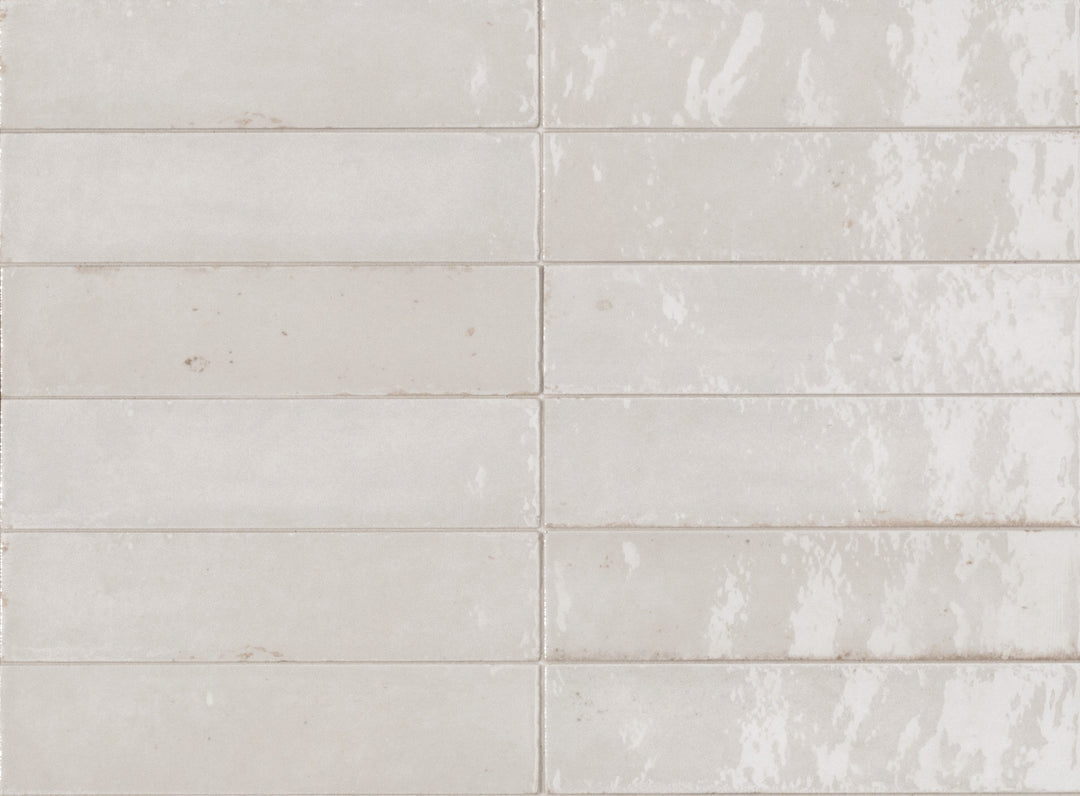Ragno Look Bianco glossy porcelain wall and floor tile 60 x 240mm