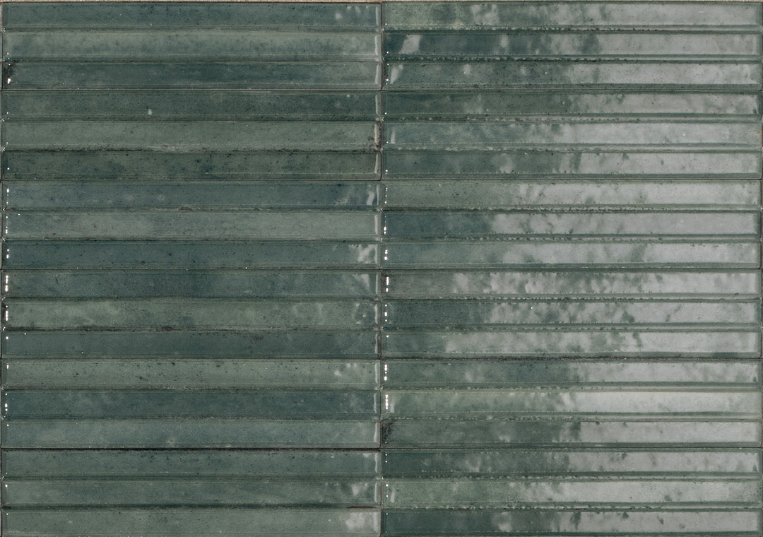 Ragno Look Yubi 3D Avio glossy porcelain wall tile 60 x 240mm