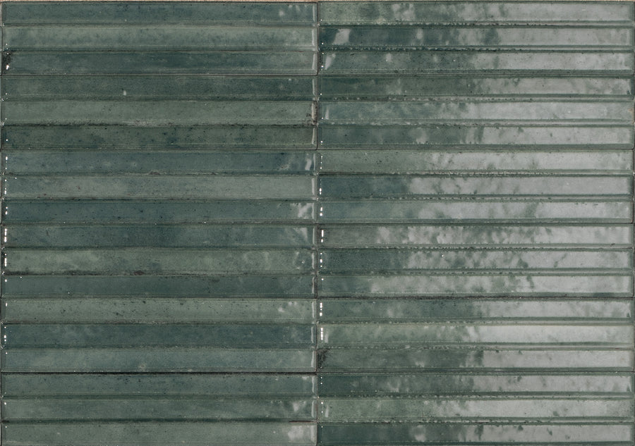 Ragno Look Yubi 3D Avio glossy porcelain wall tile 60 x 240mm