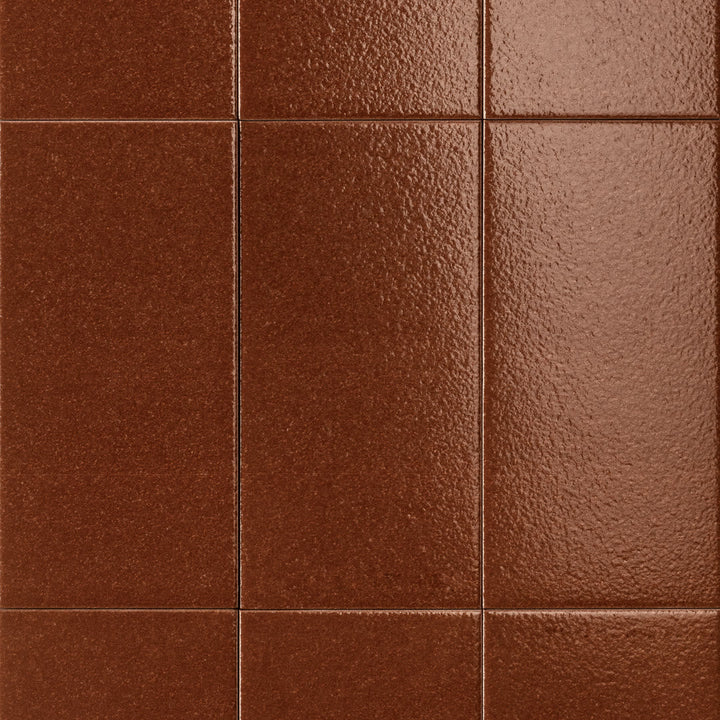 Sartoria Riflessi Tabacco Flat glossy porcelain tile swatch