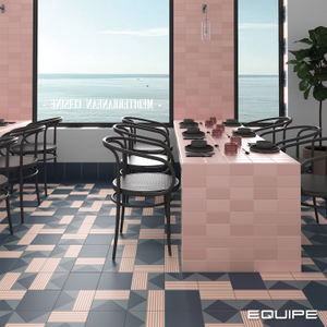 Equipe Bauhome Strich Cold porcelain tile swatch