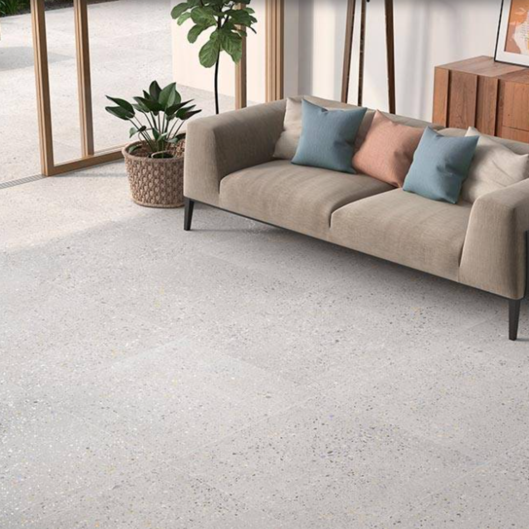 Takara Speckled Terrazzo Style Matt Porcelain Tiles