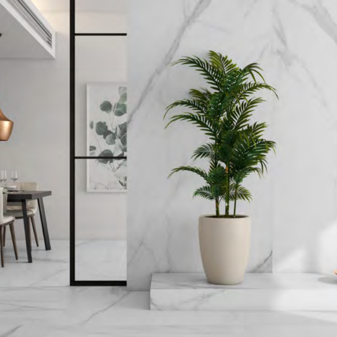 Santorini Calacatta Marble Effect Polished Porcelain Wall and Floor Tile