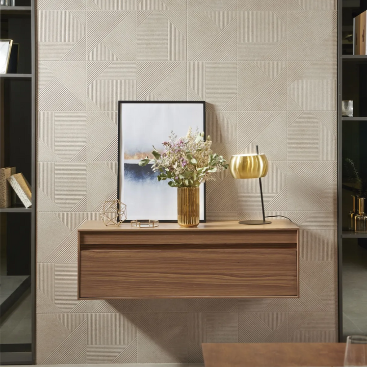Verse Stone Effect Stone Effect Geometric Decor Porcelain and Ceramic Tiles