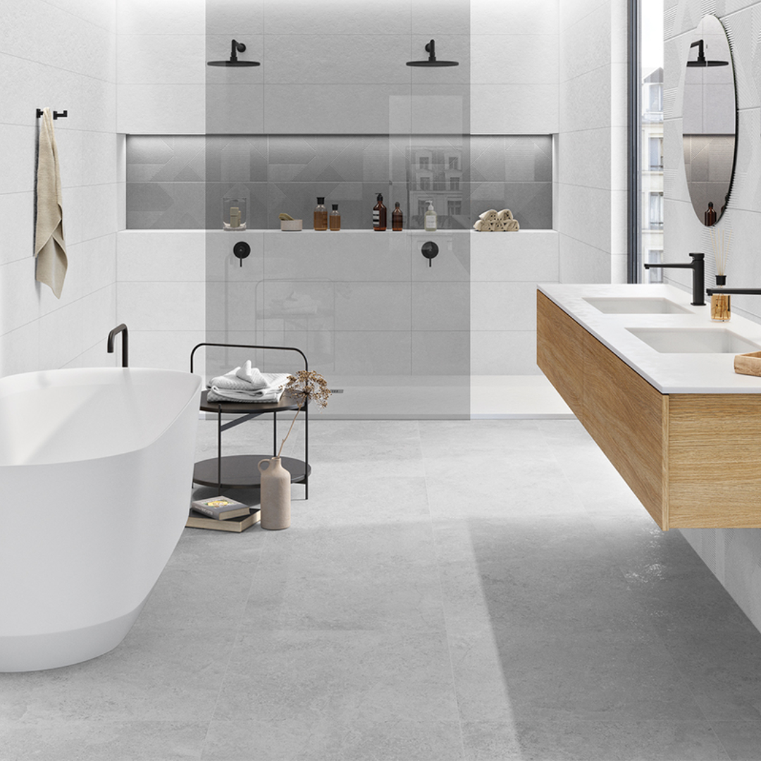 Verse Stone Effect Stone Effect Geometric Decor Porcelain and Ceramic Tiles