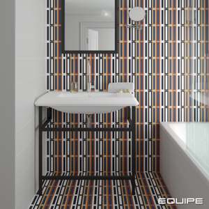 Equipe Bauhome Weiss porcelain tile swatch