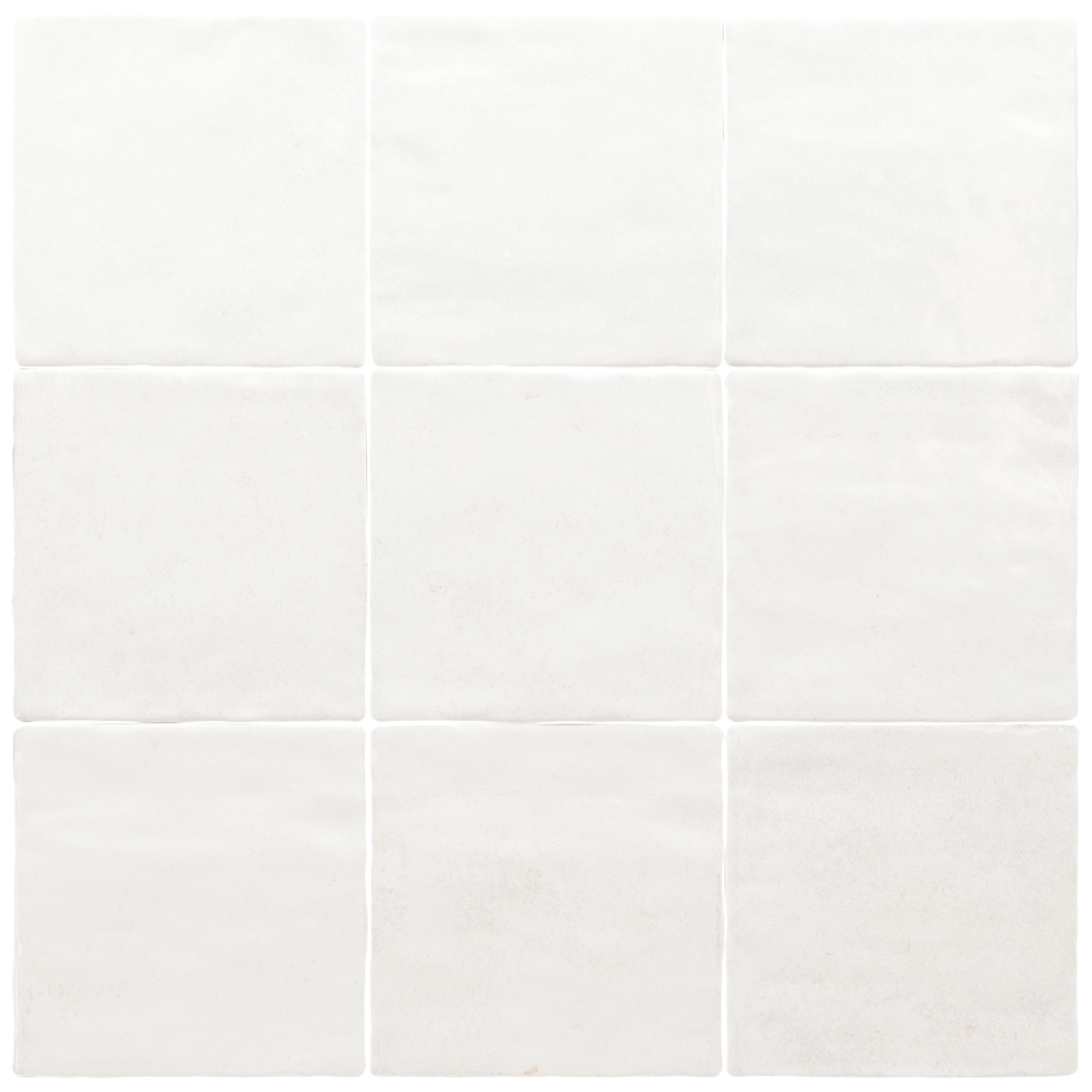 Curated Zellige Small Format Square Porcelain Wall Tiles